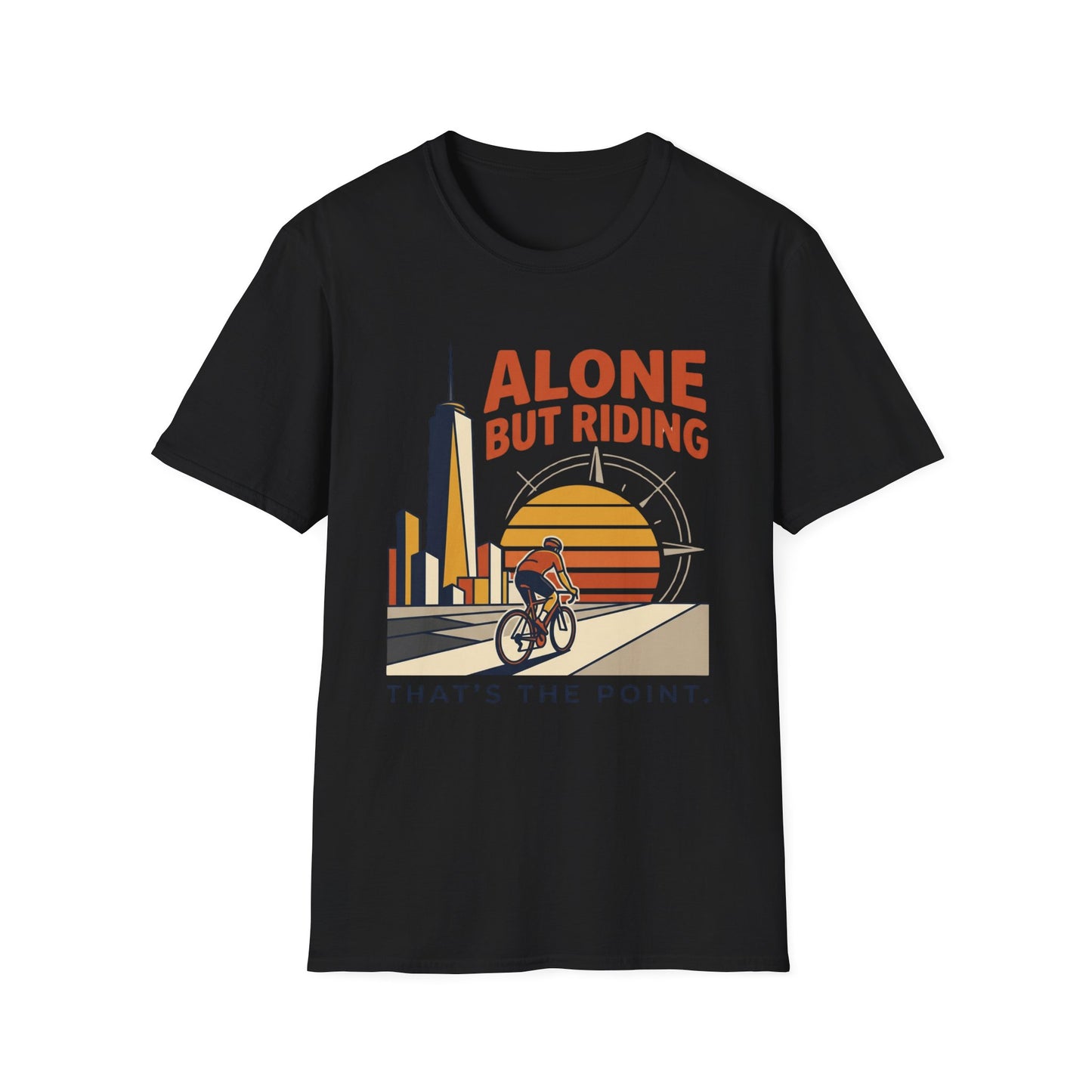 Alone But Riding - T-shirt