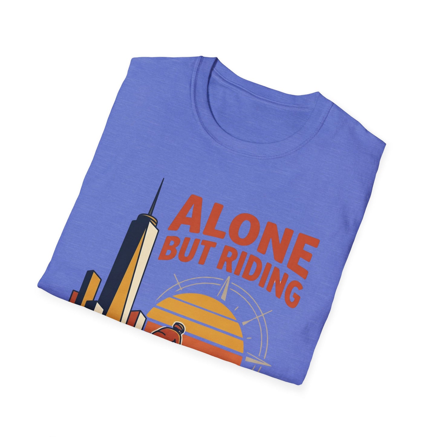 Alone But Riding - T-shirt