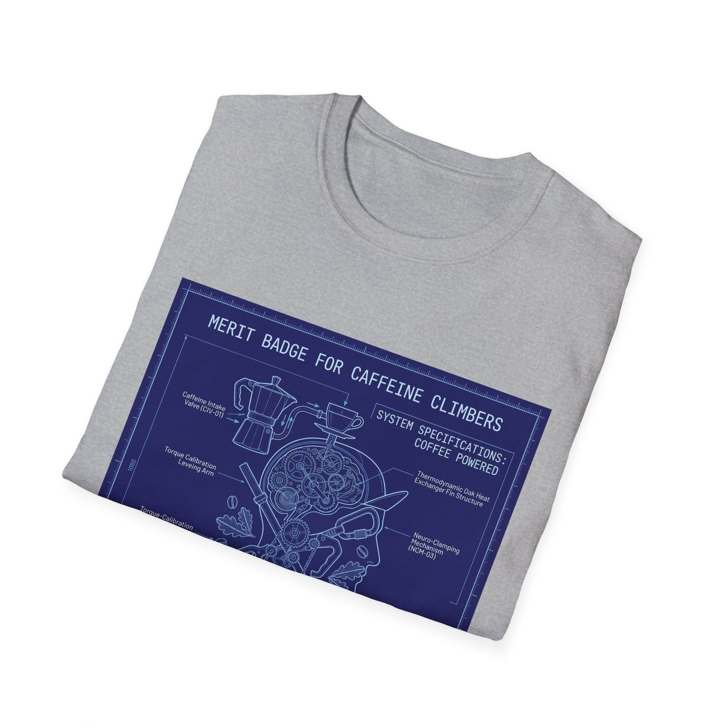 Merit Badge For Caffeine Climbers  - T-shirt
