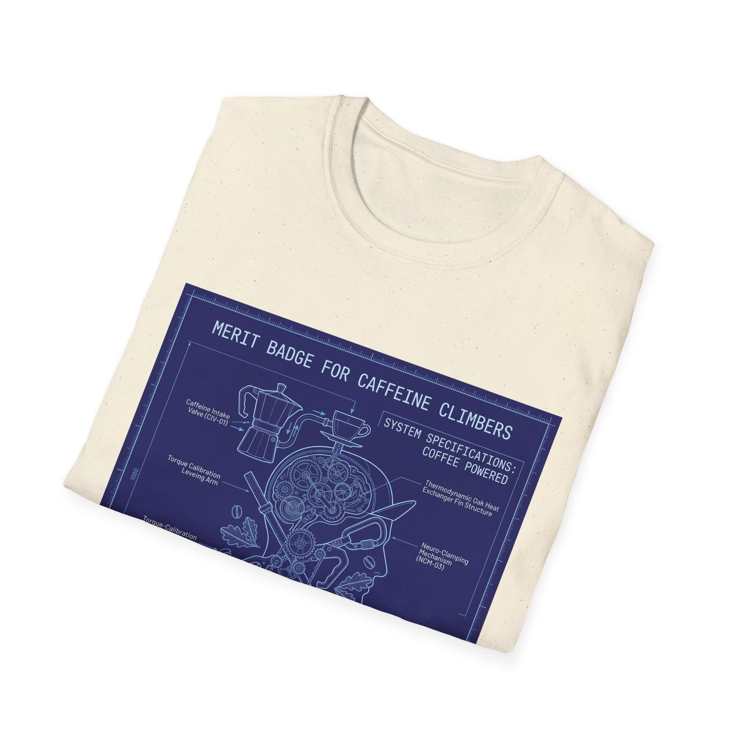 Merit Badge For Caffeine Climbers  - T-shirt